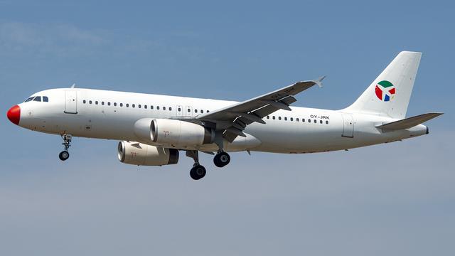 OY-JRK:Airbus A320-200:KD Air
